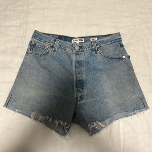 Re/Done Levi’s high rise short 27